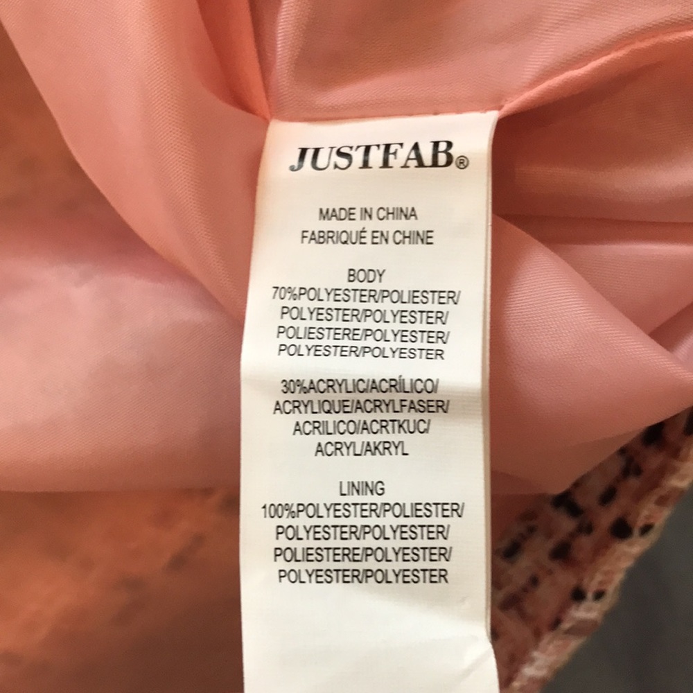 NWT JustFab Shift Tweed Dress - Picture 9 of 9